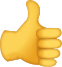 Emoji pulgar arriba